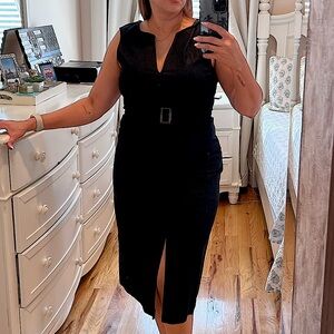 🖤LINEN BLACK DRESS